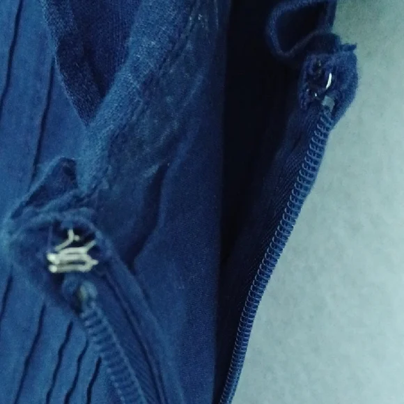 Vineyard Vines Deep Blue Linen Dress - Picture 8 of 9